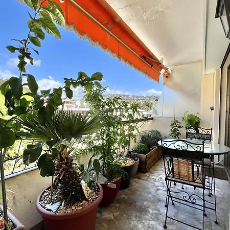 Bright 31m2 Flowered Terrace Near Croisette Apartment Cannes