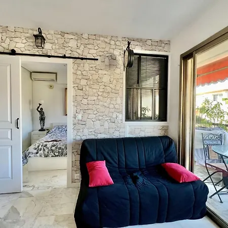 Apartment Bright 31m2 Flowered Terrace Near Croisette Cannes
